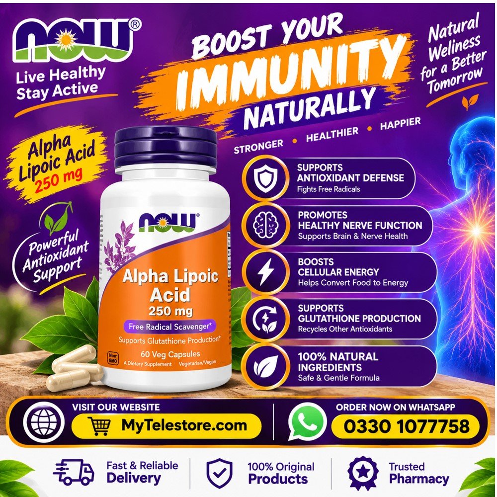 Alpha Lipoic Acid 250 mg Veg Capsules In Pakistan