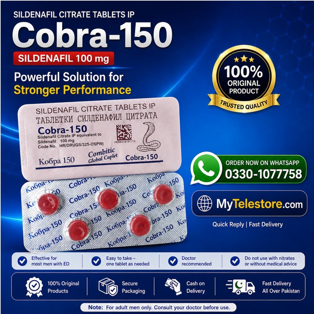 Black Cobra 5 Tablets 150mg Price In Pakistan