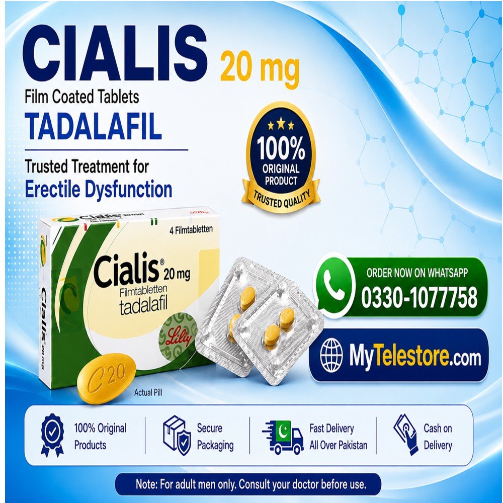 Cialis 20mg - 4 Tablets Imported Price In Pakistan