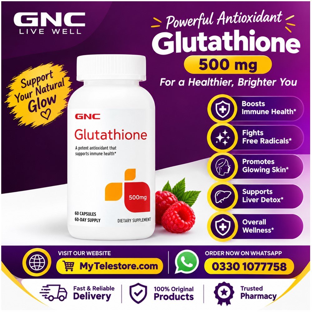GNC Glutathione 500mg In Pakistan