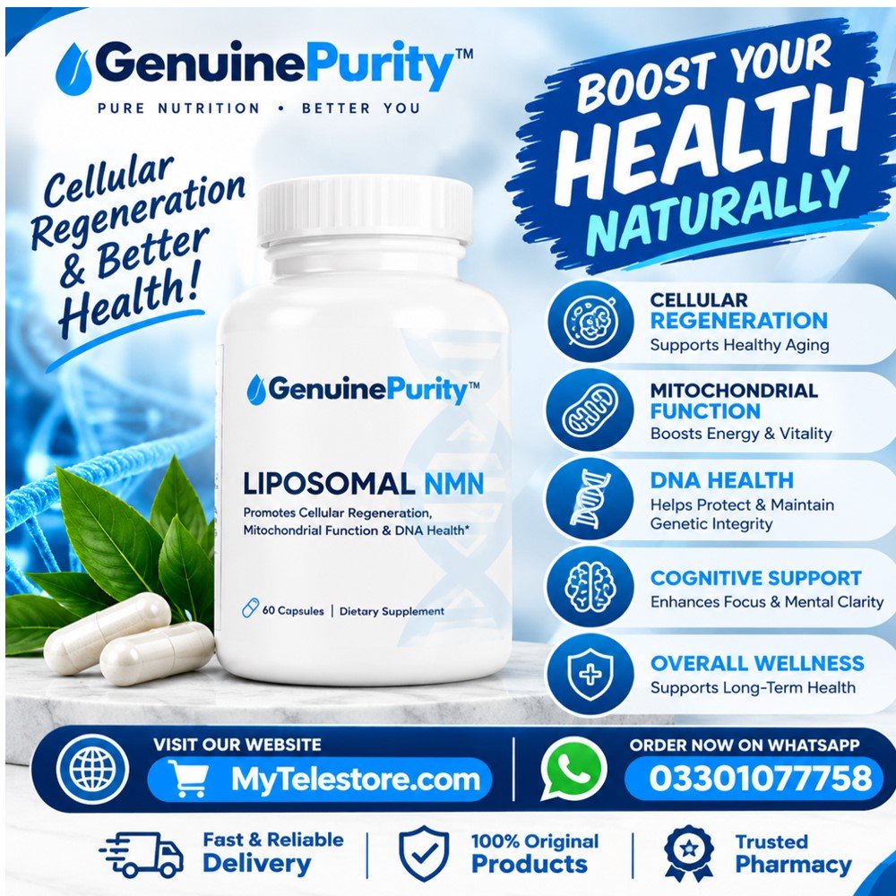 Genuine Purity Liposomal NMN In Pakistan