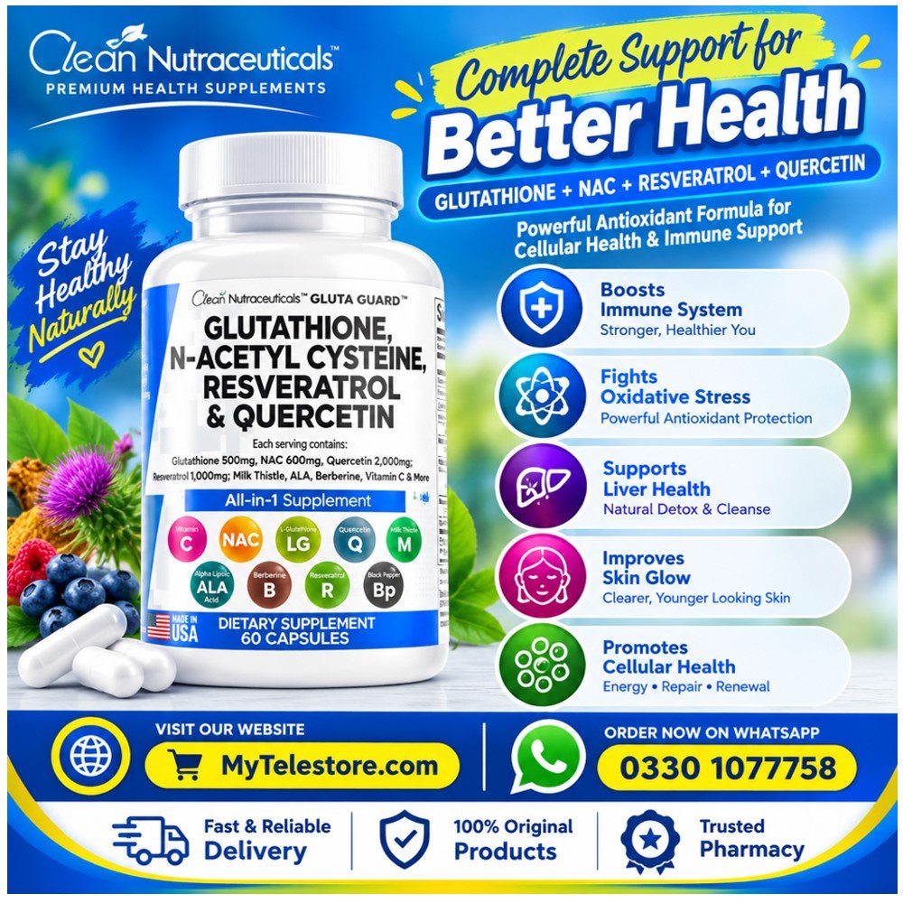 Glutathione N Acetyl Cysteine Resveratrol And Quercetin In Pakistan