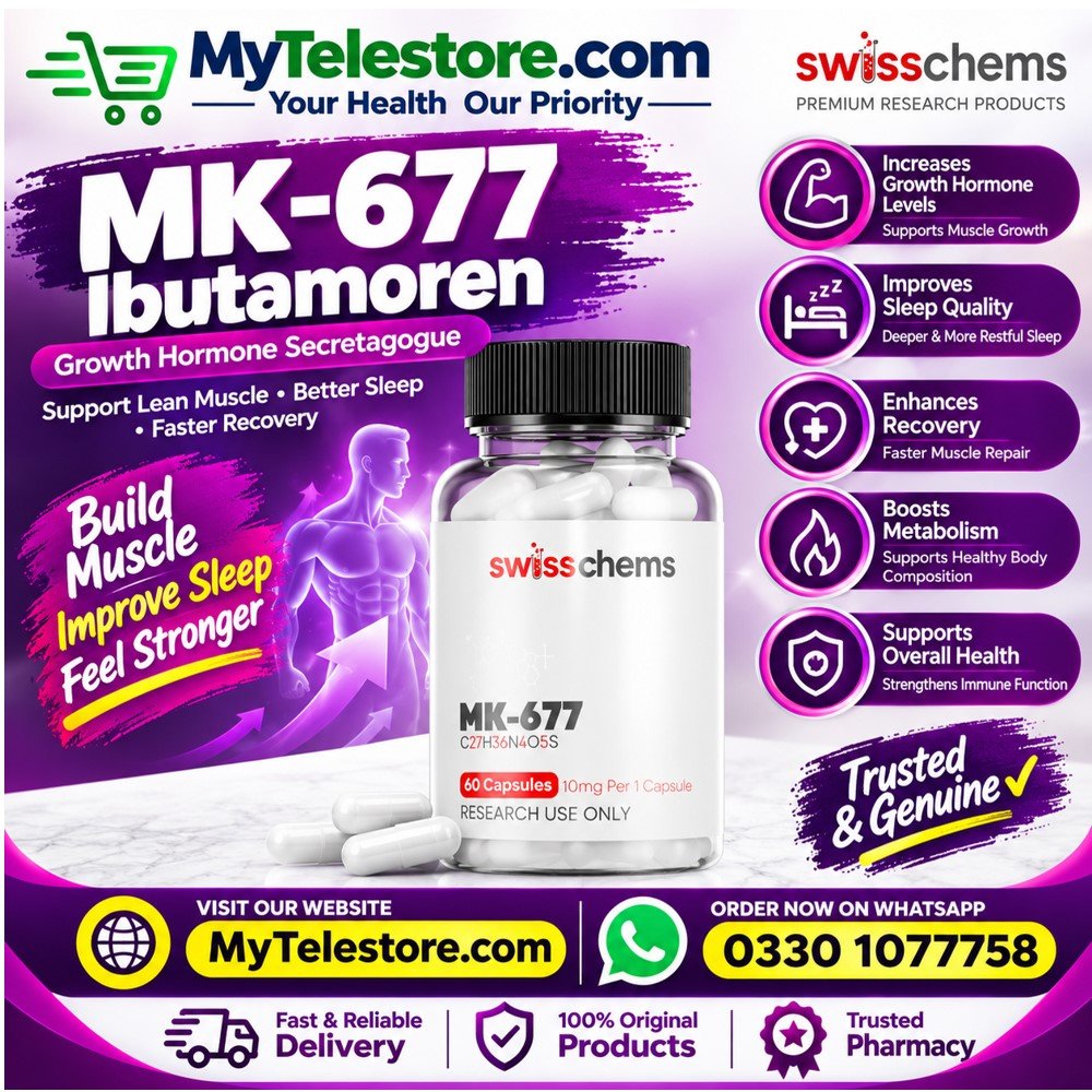 MK-677 Ibutamoren 380mg 10mg Capsule In Pakistan