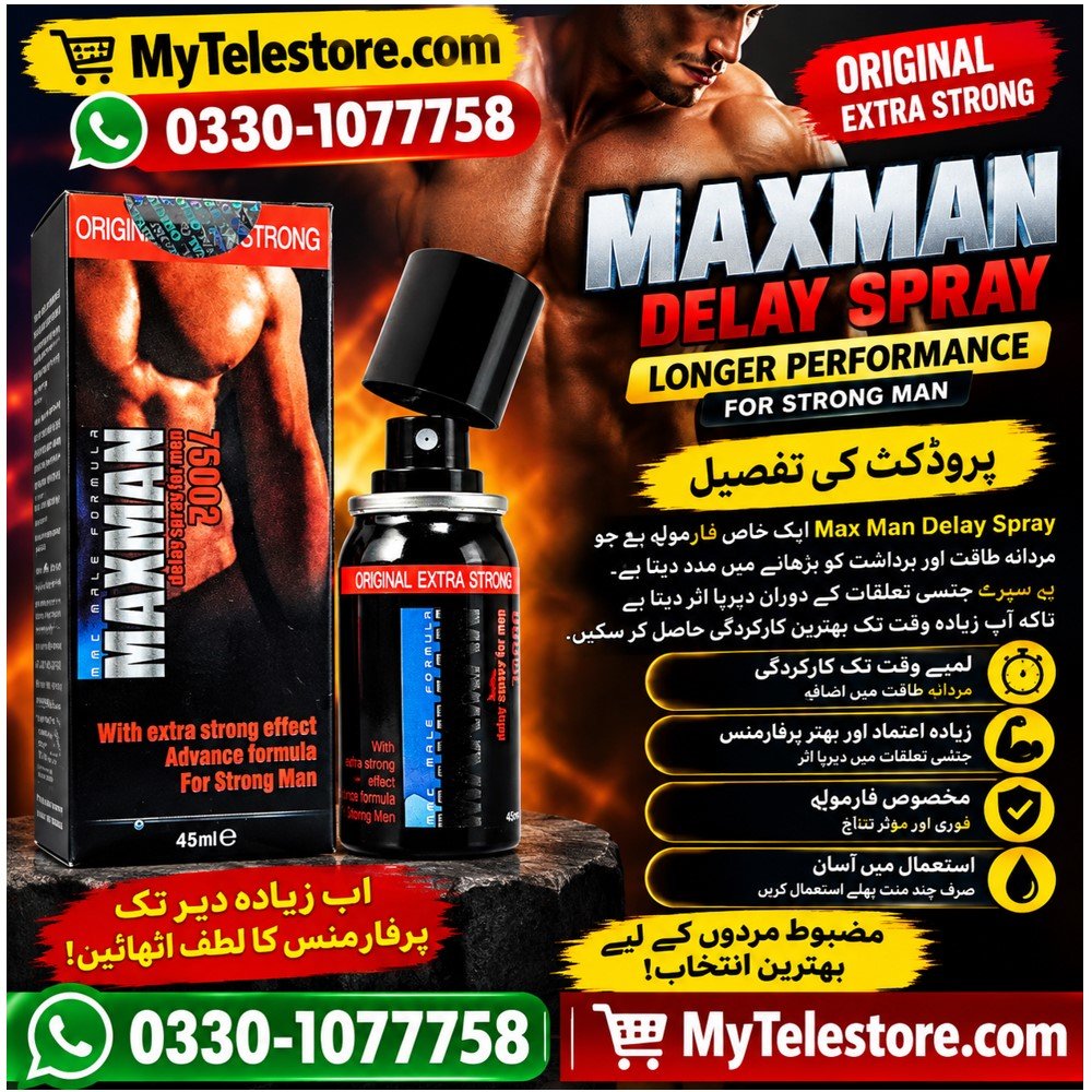 Maxman Delay Spray in Pakistan