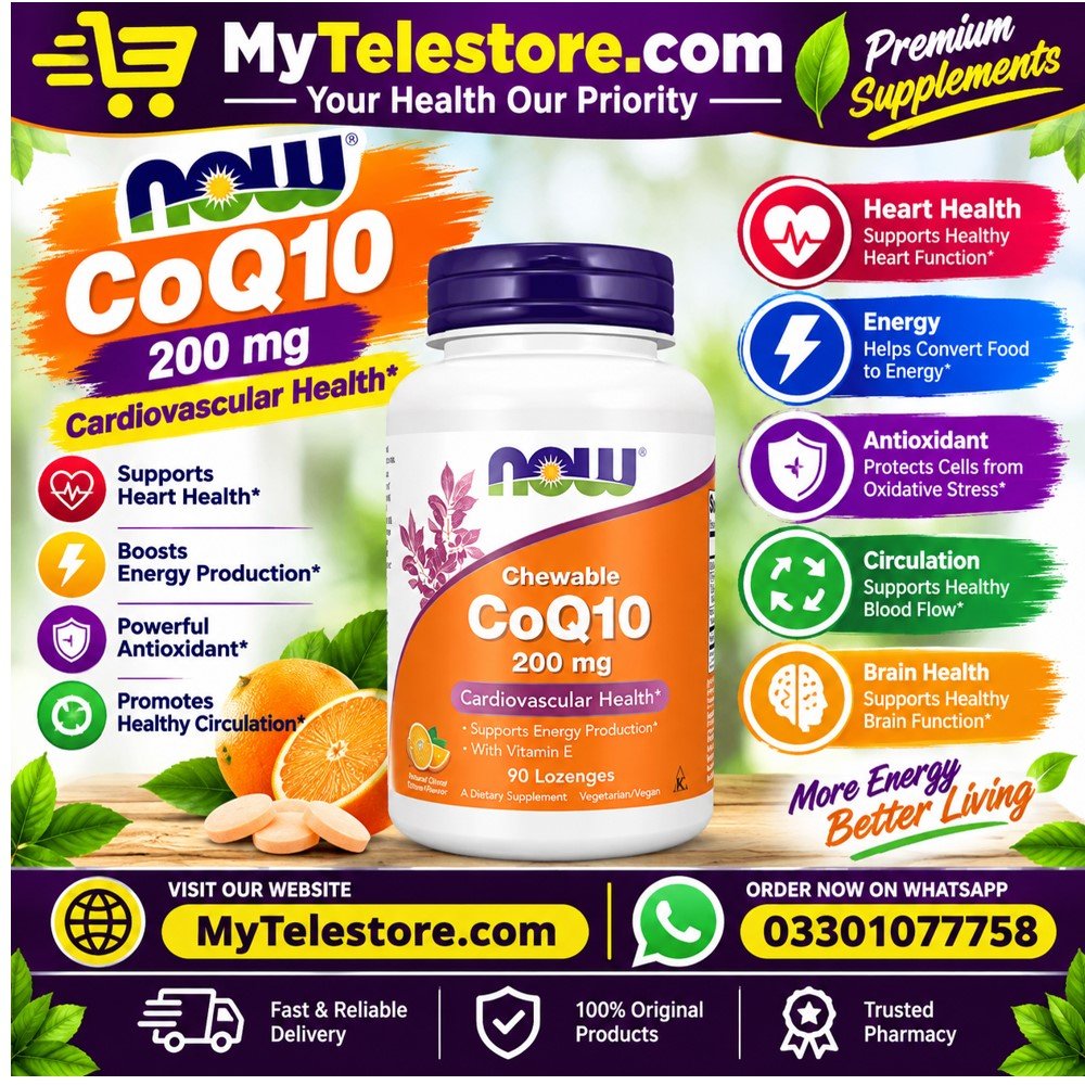 NowFoods CoQ10 200 mg Lozenges