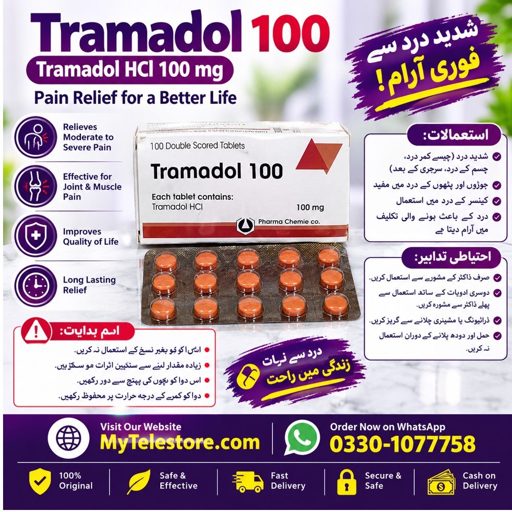 Tramadol 100mg Tablet In Pakistan