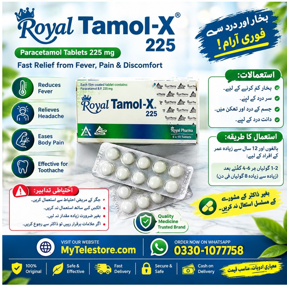 Tymol-X 225mg Tablet In Pakistan