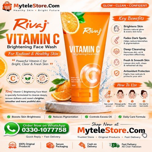 Vitamin C Brightening Face Wash In Pakistan